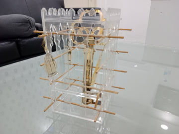 Custom Acrylic Hanging Display Stand – Lantern & Keychain Organizer