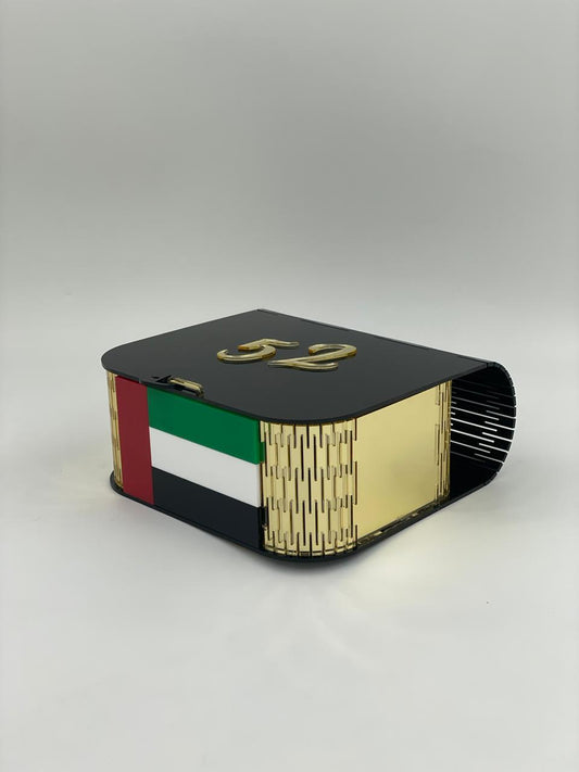 UAE National Day Acrylic Gift Box – 52nd Anniversary Edition